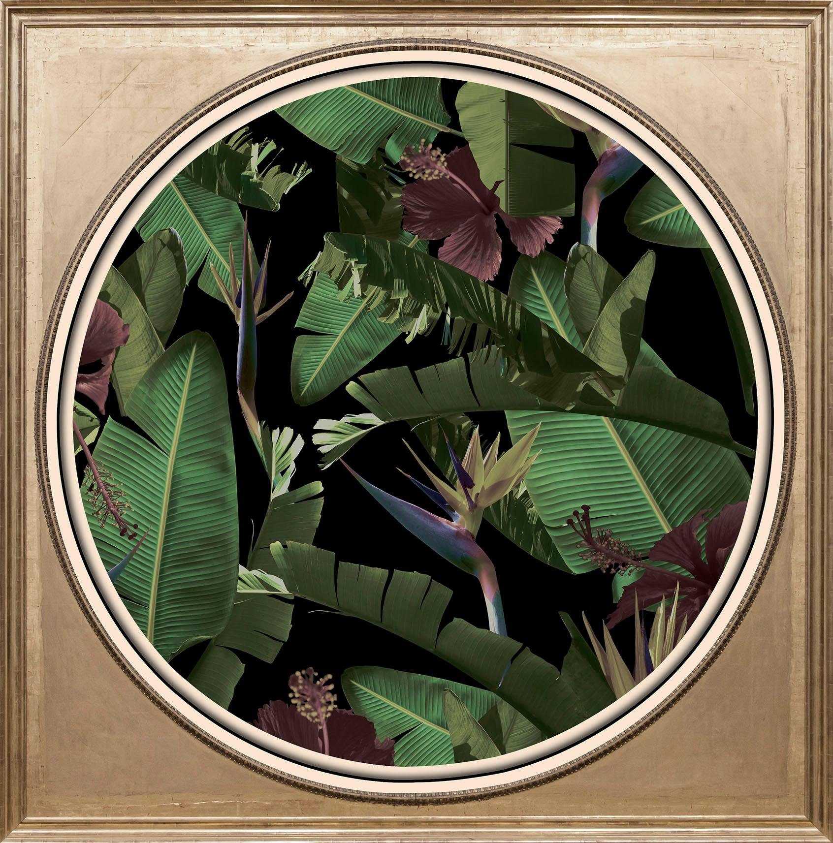 queence Acrylglasbild Tropische Pflanzen II, Blumen, Blumenbilder, Gemälde, Kunst, Pflanzen, Pflanzenbilder, Wald, Waldbilder, Fine Art-Print in Galeriequalität