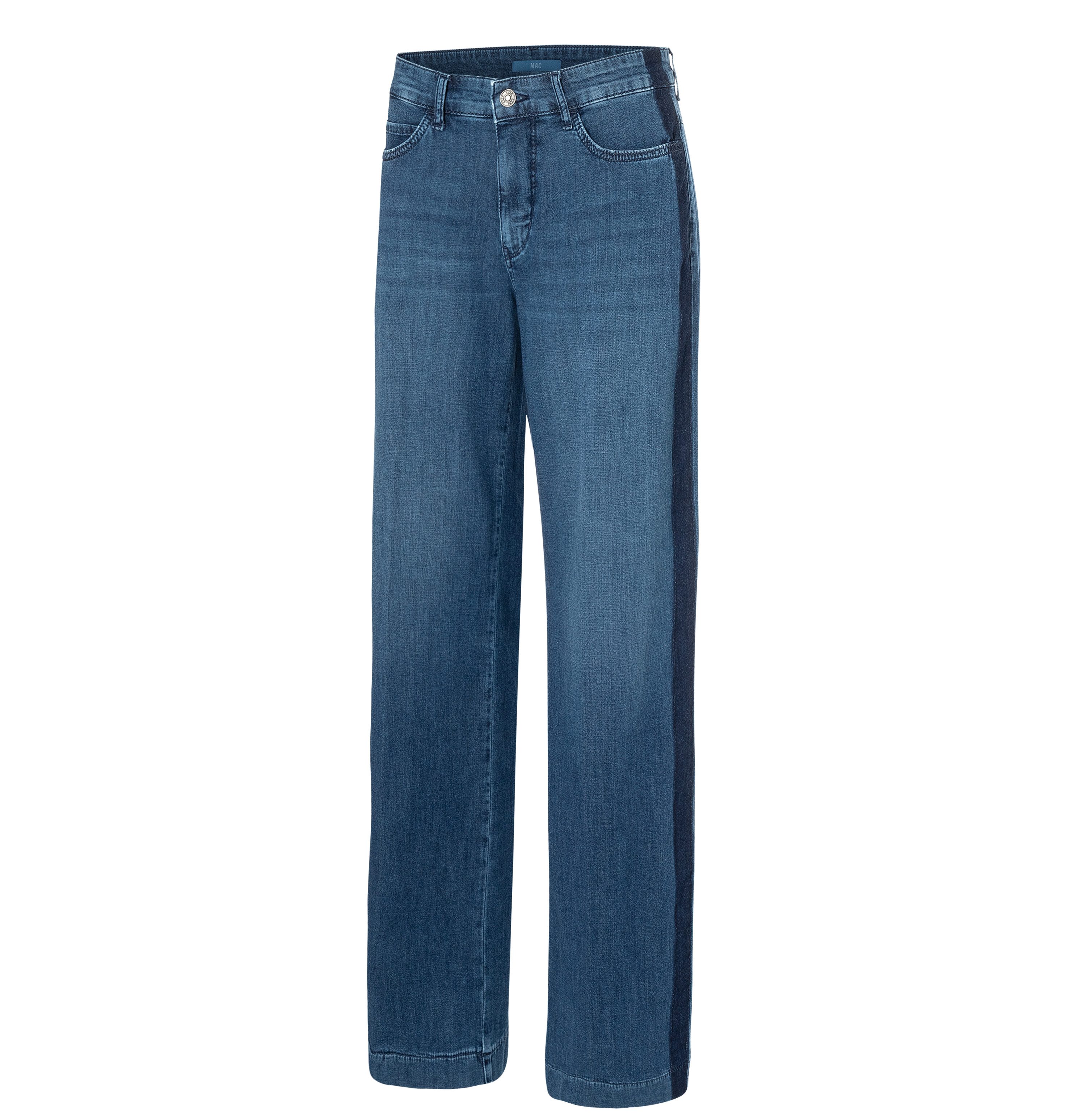 MAC Weite Jeans PURE galloon im Five-Pocket Style