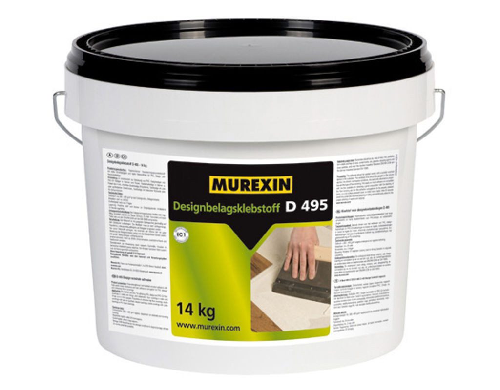 MUREXIN Verlegeset Universalklebstoff D 495 für Vinylböden, B: 37.5 cm, L: 23 cm