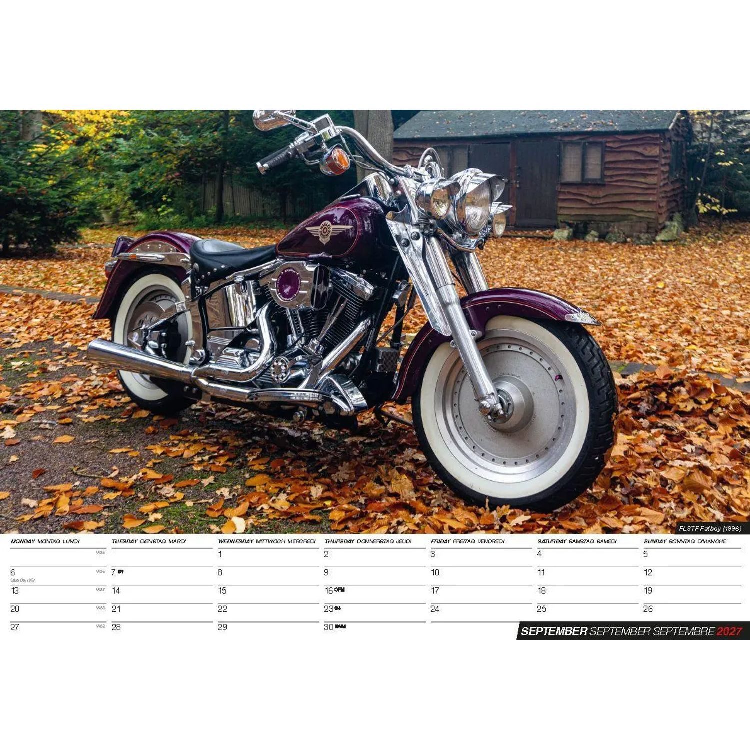 Wandkalender Harleys 2027 - Der Harley Davidson Kalender – Bild 5 von 5