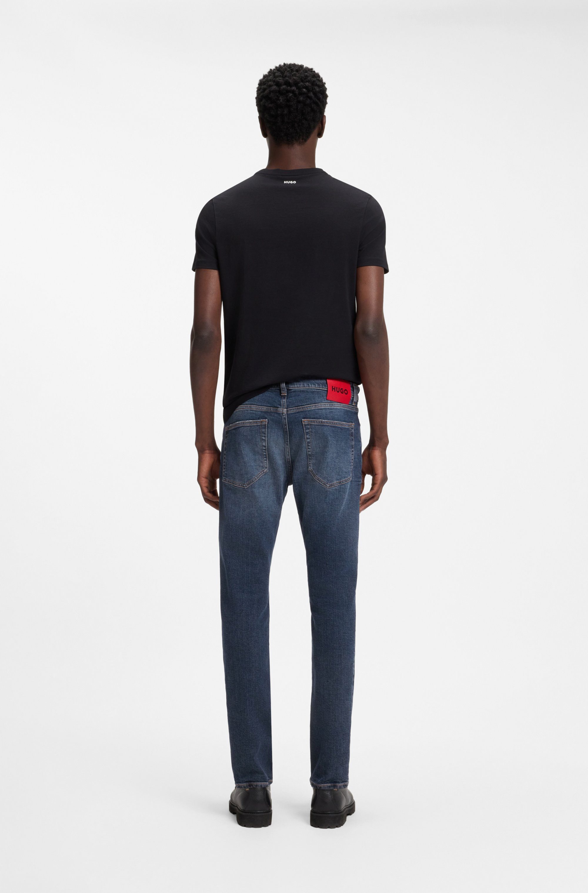 HUGO Slim-fit-Jeans HUGO 734 aus Stretch-Denim, extra schmal – Bild 4 von 5