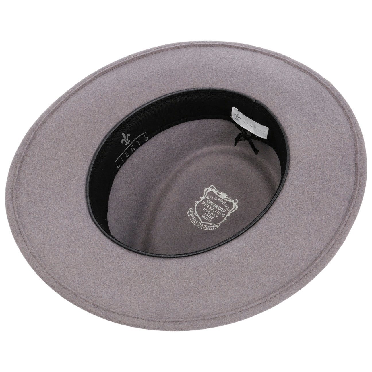 Lierys Filzhut (1-St) Bogarthut mit Ripsband, Made in Italy