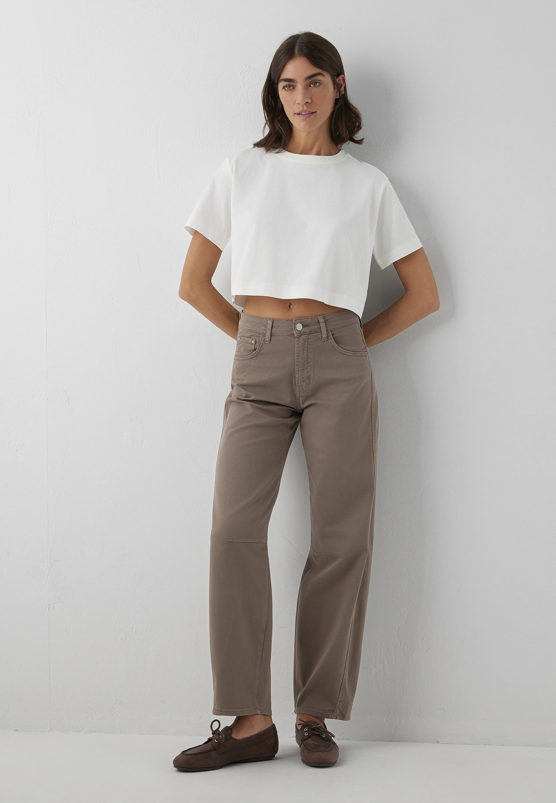 Mavi Weite Jeans LEILA W/Cut Baggy Jeans