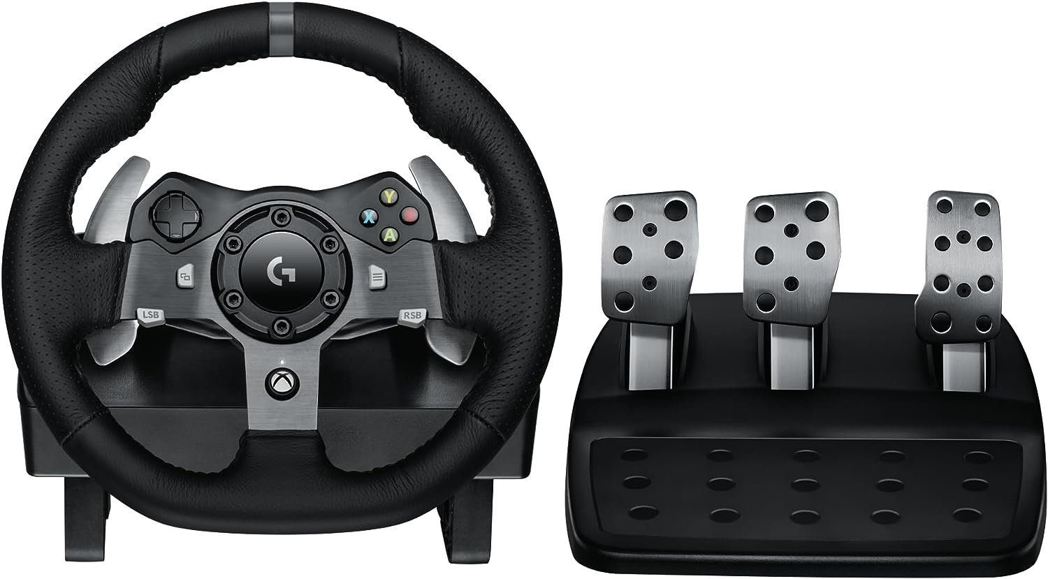 Logitech G920 Gaming Lenkrad MIT PEDAL für PC, Xbox Series X, S, Xbox One Controller