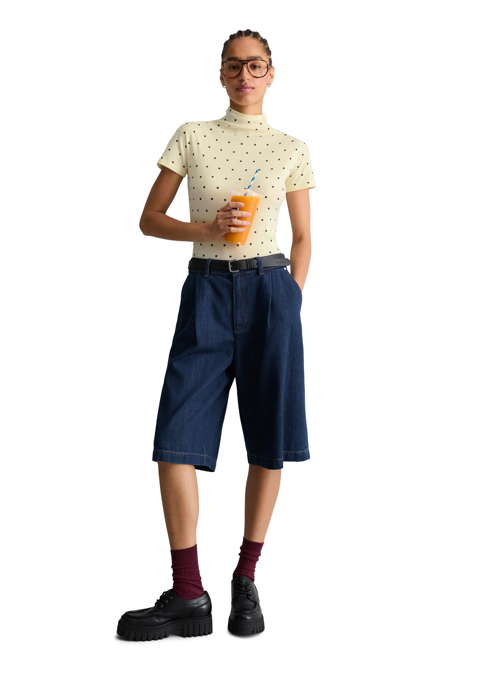 Marc O'Polo DENIM T-Shirt aus Stretch-Jersey – Bild 5 von 5