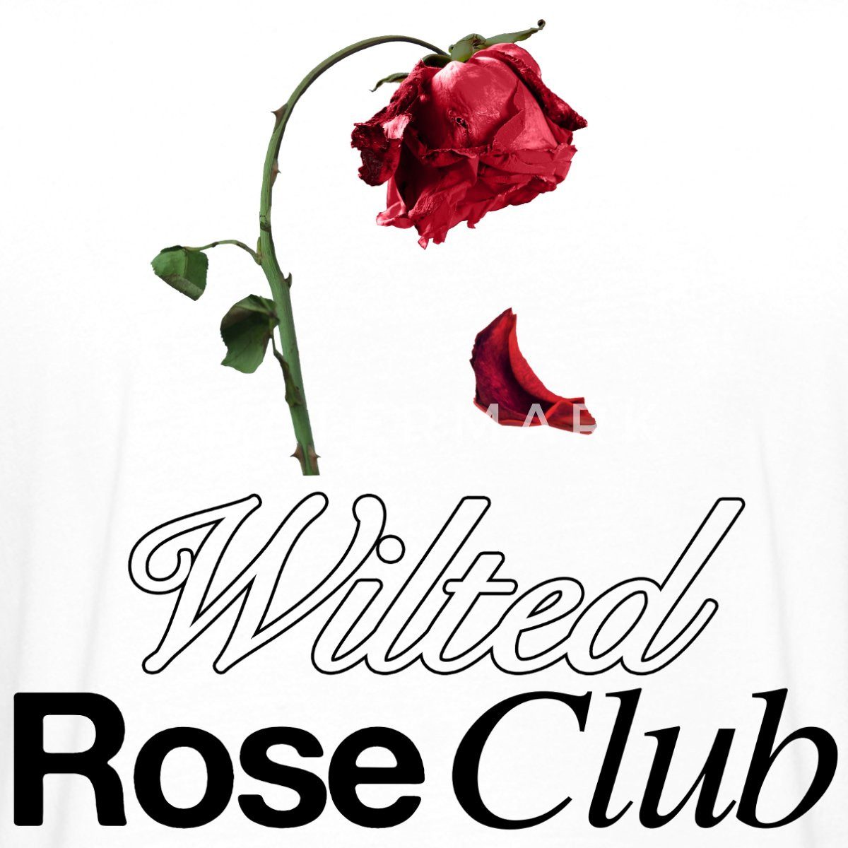 Spreadshirt T-Shirt Vintage Love Streetwear Rose Design Frauen Kontrast T-Shirt (1-tlg)