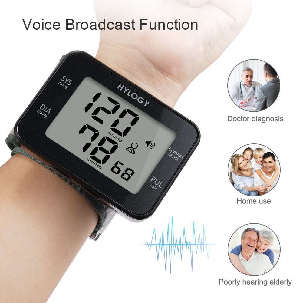 HYLOGY Handgelenk-Blutdruckmessgerät AS-55G