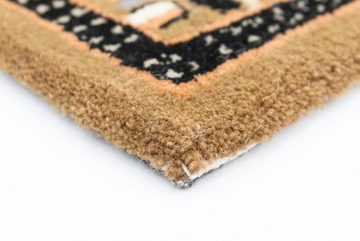 Wollteppich Mir Teppich handgetuftet beige, morgenland, rechteckig, Höhe: 18 mm