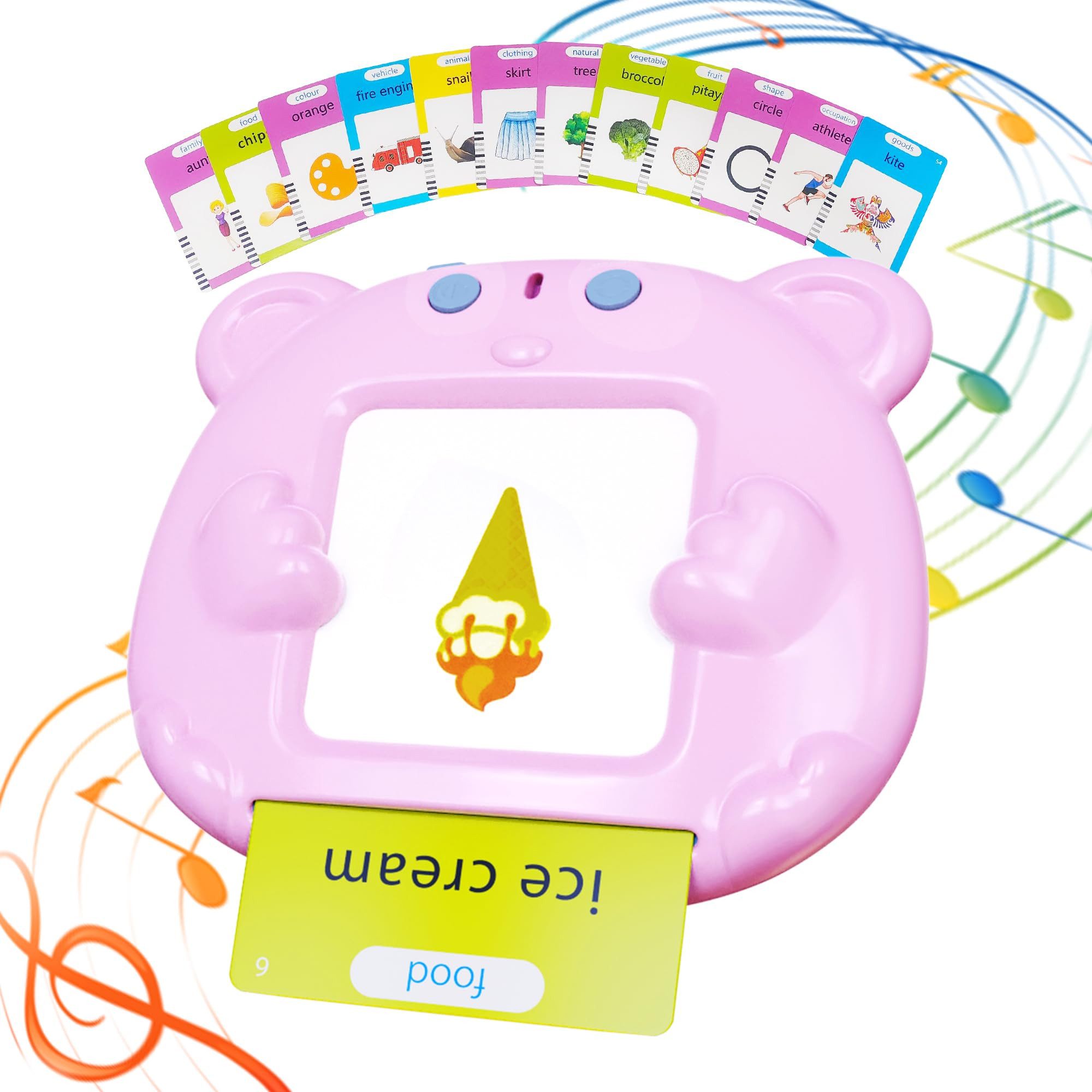 Lernspielzeug Lernspielzeug Sprechende Vorschul-Lernmaschine,224 BildwortLernkarten