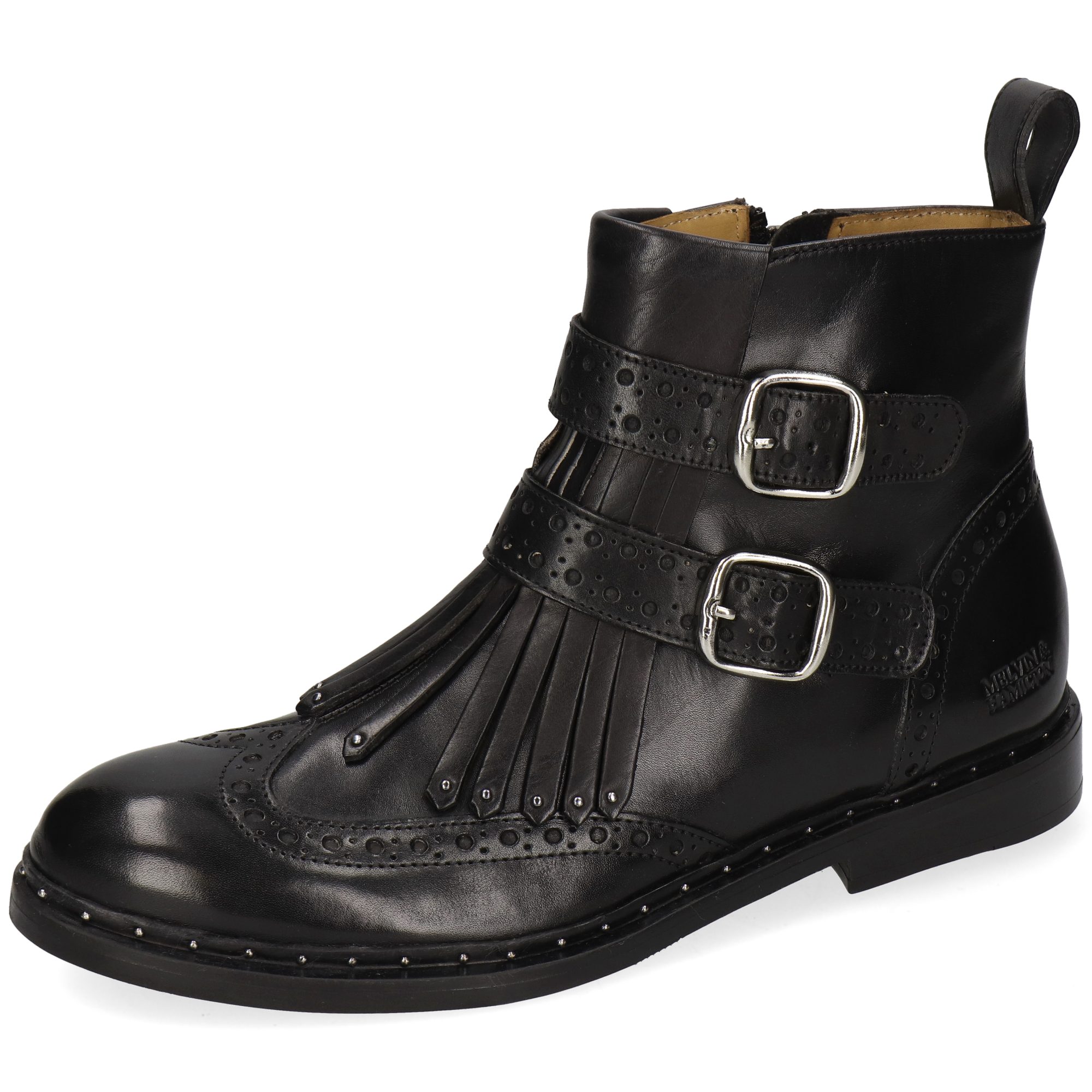 Melvin & Hamilton Sally 93 Leder-Stiefeletten für Damen Stiefelette Flache Absätze, Echtes Leder