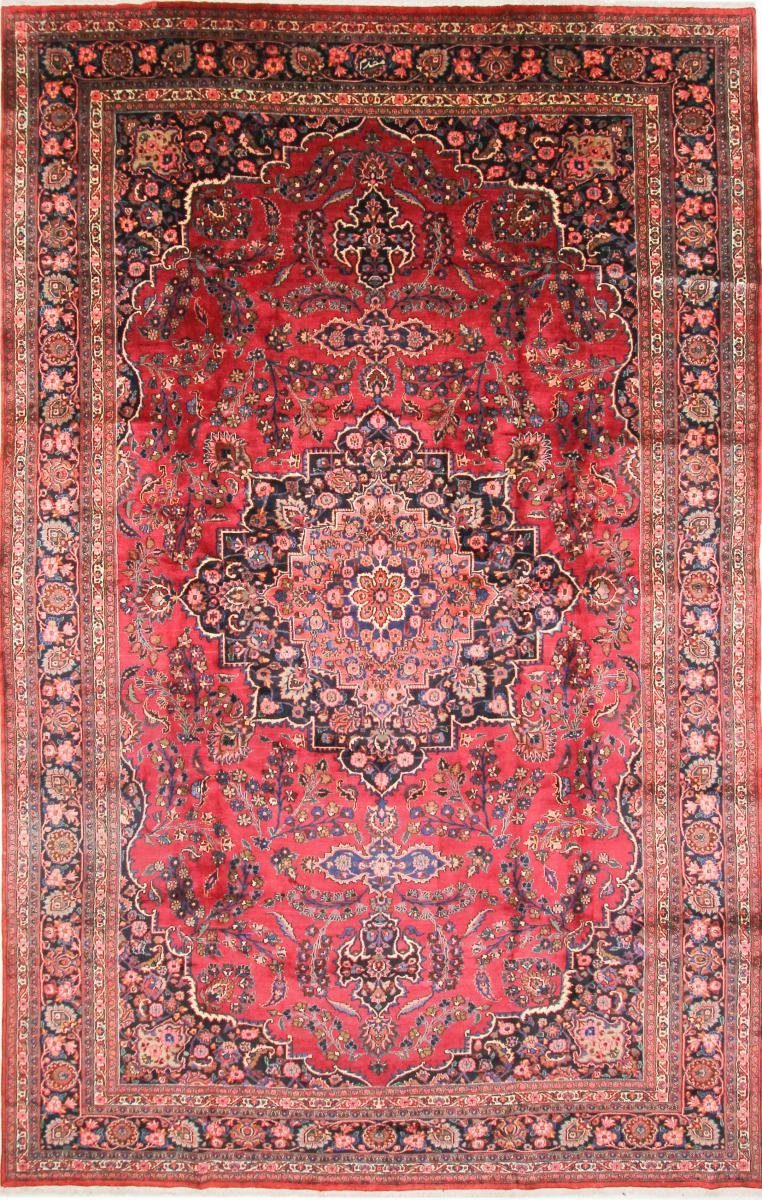 Orientteppich Mashhad 307x479 Handgeknüpfter Orientteppich / Perserteppich, Nain Trading, rechteckig, Höhe: 12 mm