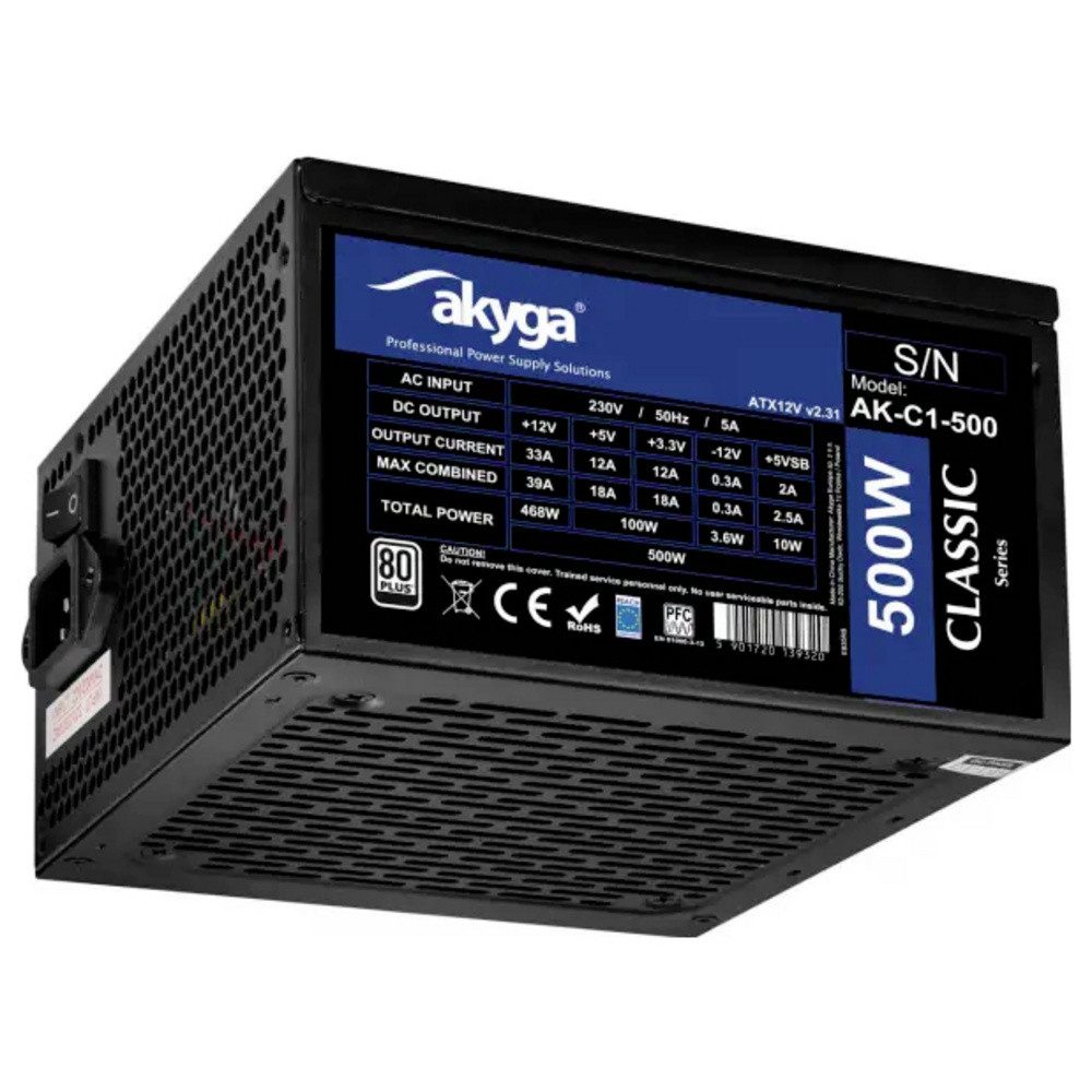 Akyga Akyga PC Netzteil 500 W ATX PC-Netzteil