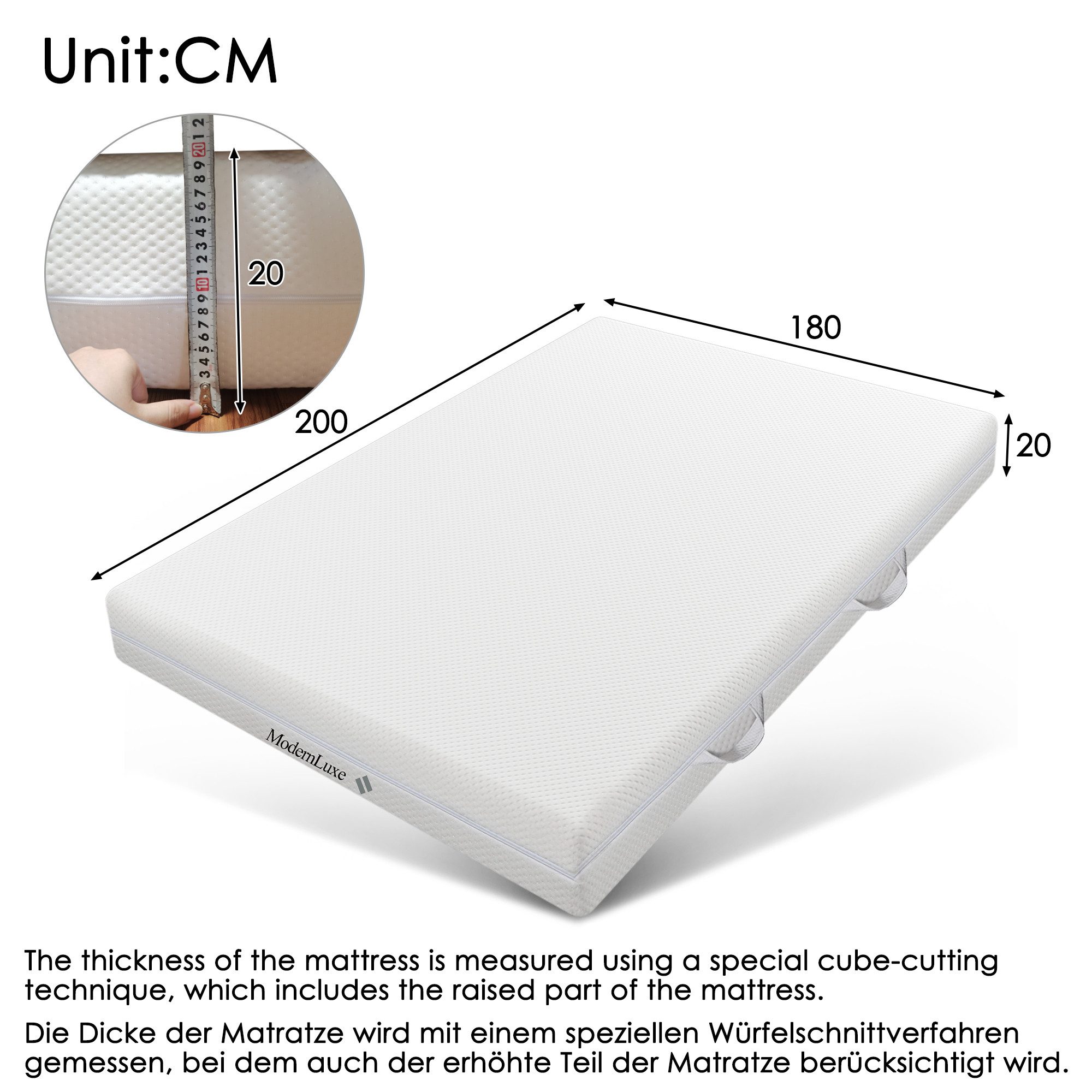 HAUSS SPOLE Polsterbett Stauraumbett Boxspringbett Jugendbett mit Bettkasten & Kopfteil (180×200 Doppelbett Kinderbett mit Stauraum und klappbarem Kopfteil), Bettrahmen mit Matratze für den täglichen Komfort