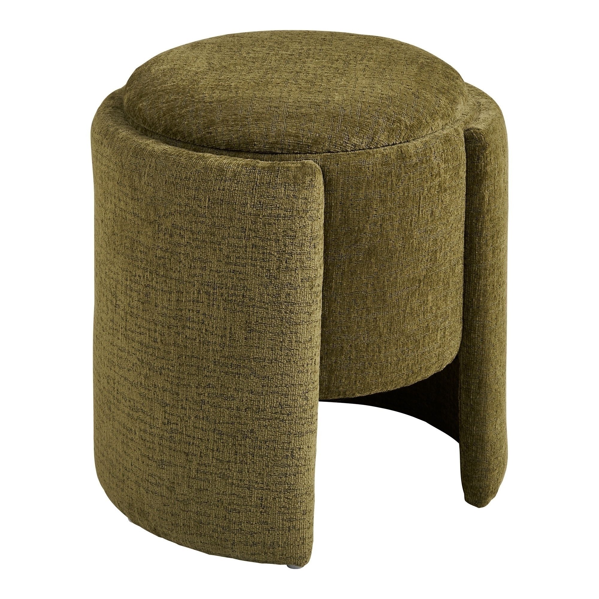 freiraum Pouf Walsdorf, in Grün, Stoff - 42x44x42cm (BxHxT)