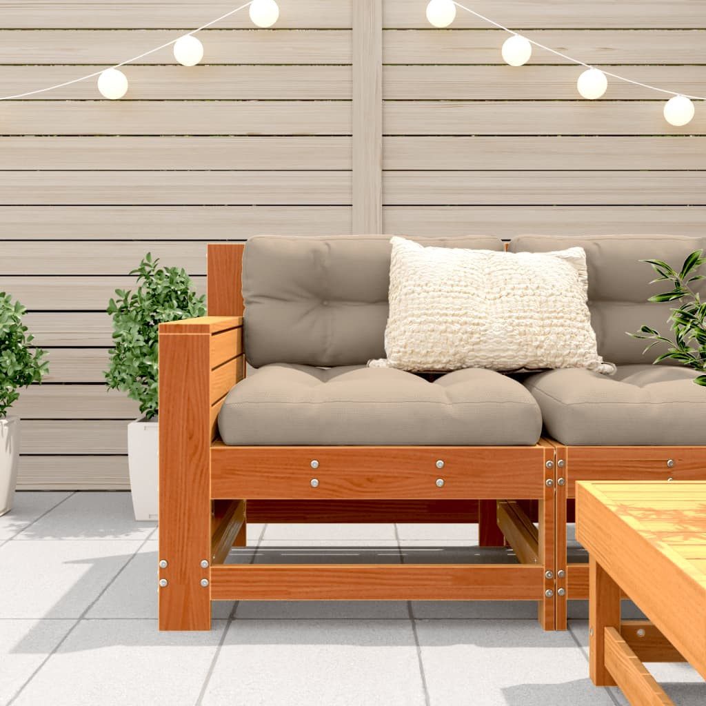 vidaXL Sofaelement Gartensofa mit Armlehne und günstig online kaufen