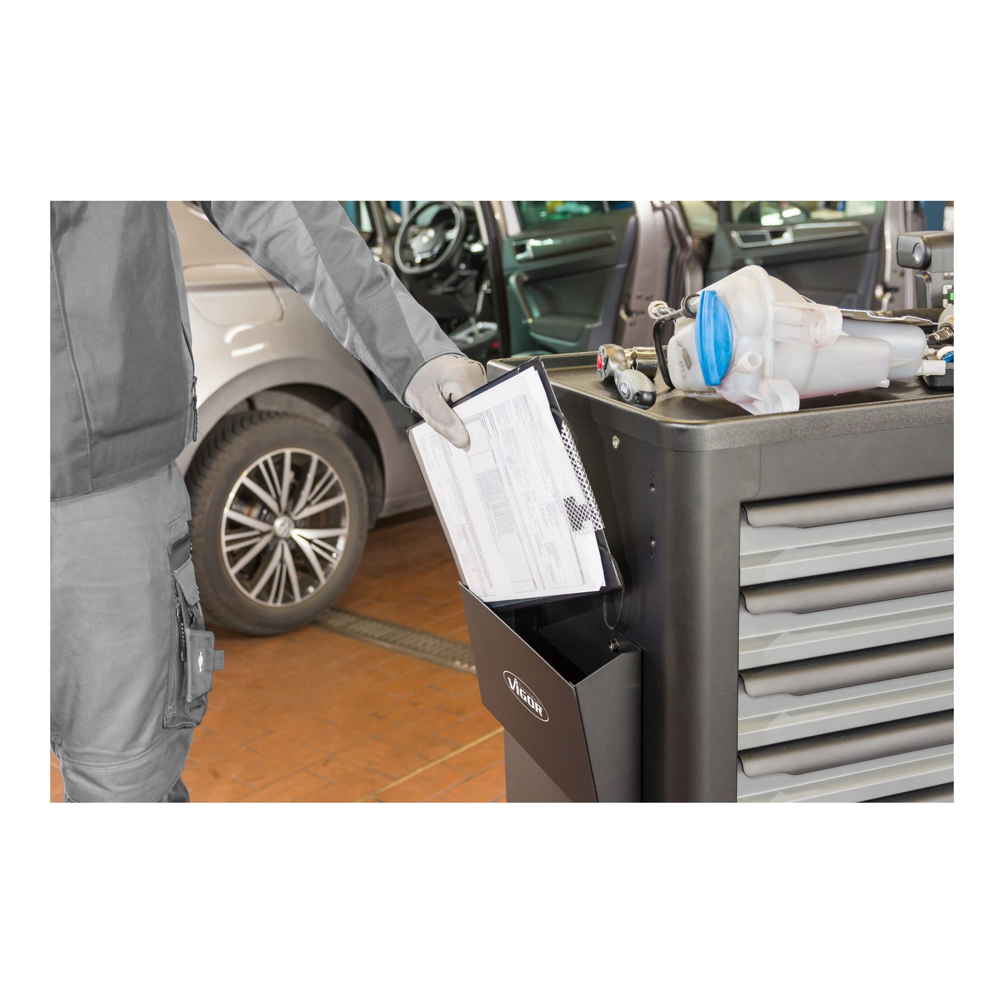 VIGOR Werkstattwagen VIGOR Dokumenten-Halter klein V6393-S