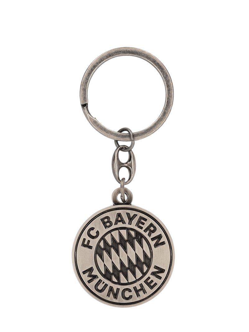 FC Bayern München Schlüsselanhänger FC Bayern München, Schlüsselanhänger Wiesn Logo FCB, Silber