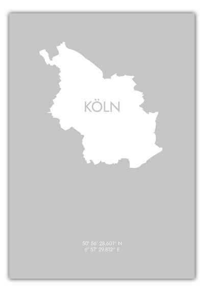 MOTIVISSO Poster Köln Koordinaten #6