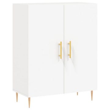 furnicato Sideboard Highboard Weiß 69,5x34x180 cm Holzwerkstoff