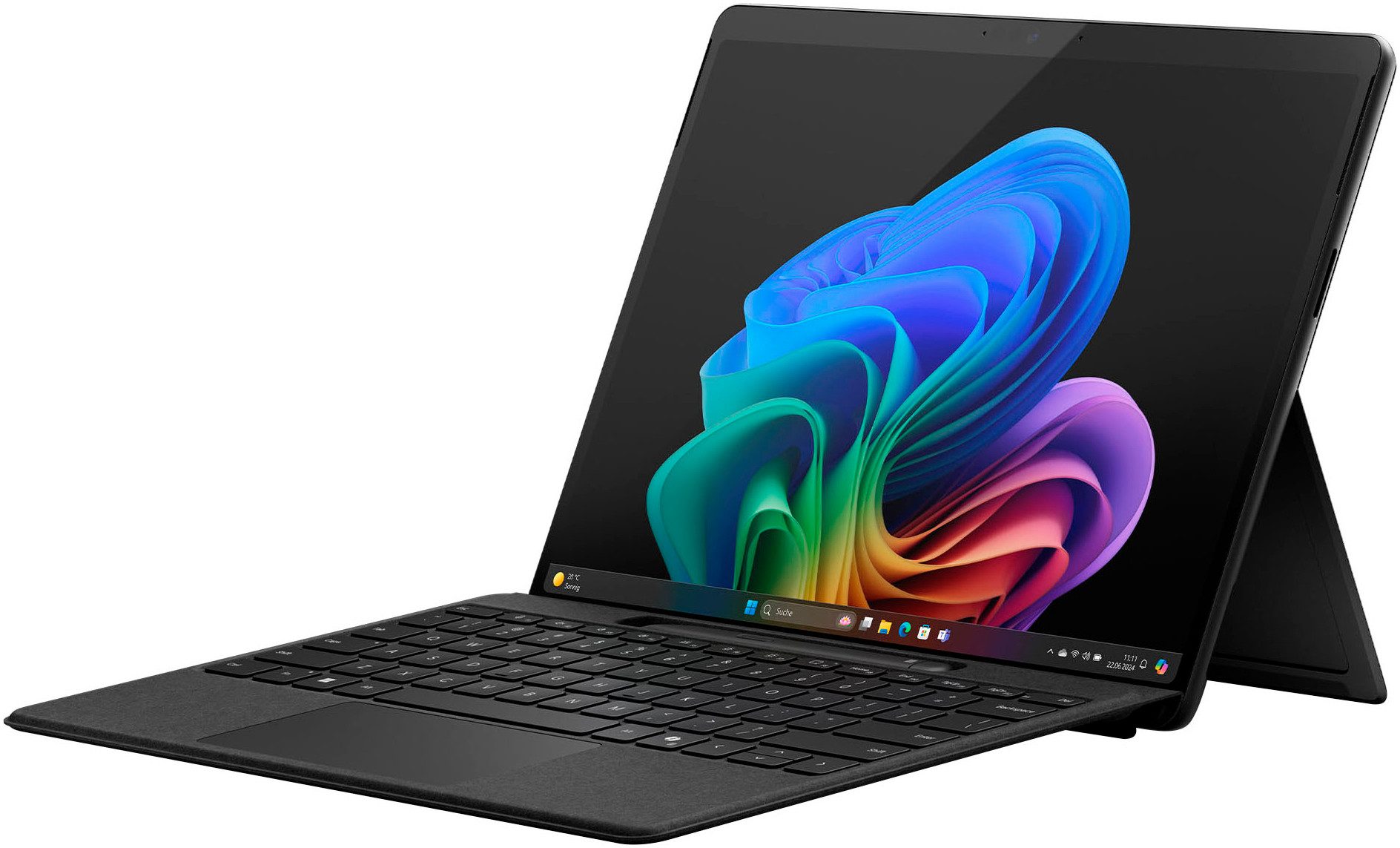 Microsoft Surface Pro Keyboard mit Stiftaufbewahrung Tastatur mit Touchpad