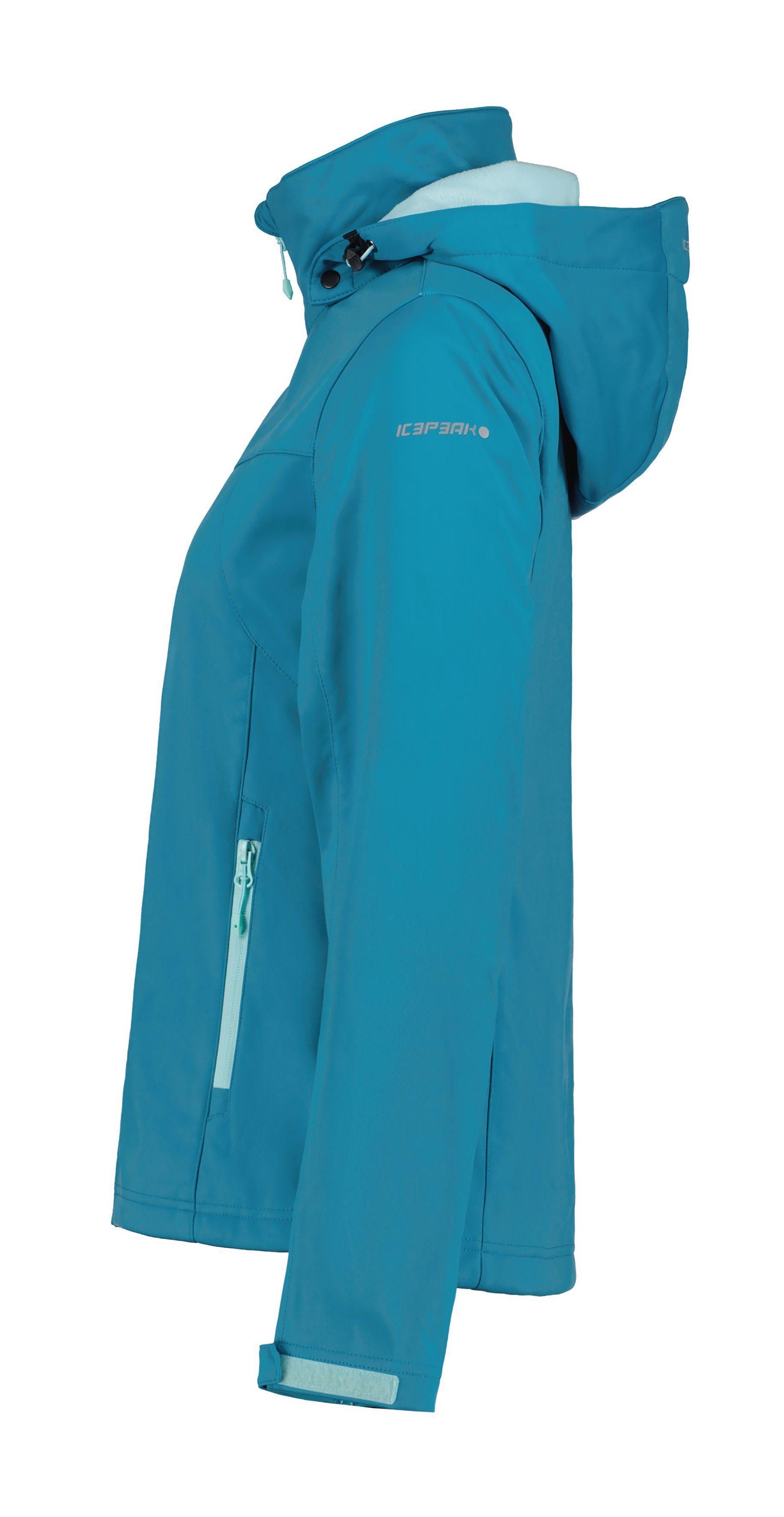 Icepeak turquoise D Winddicht & SOFTSHELLJACKE BOISE Softshelljacke Wasserdicht