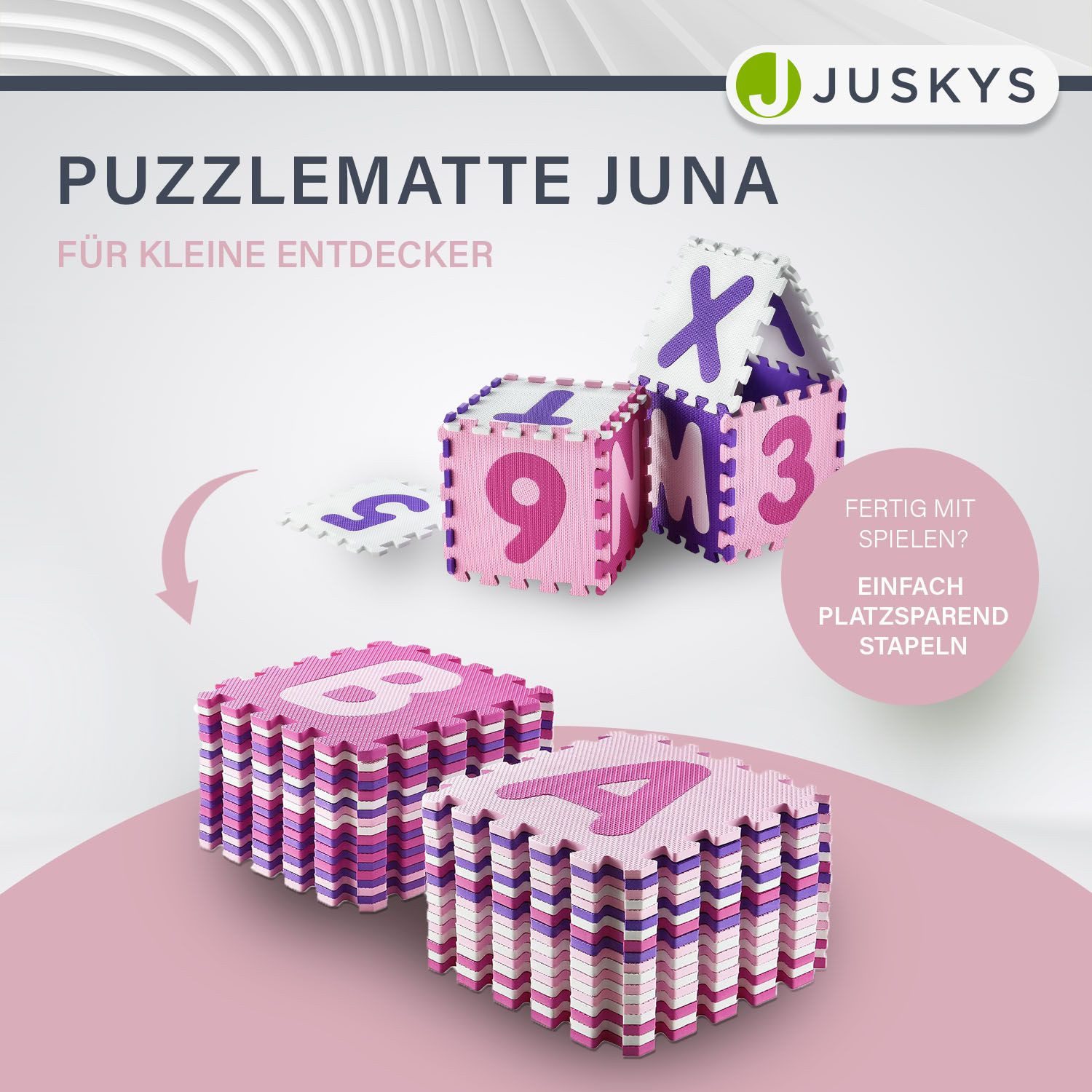 Juskys Puzzlematte Juna, EVA Schaumstoff, rutschfest, günstig online kaufen
