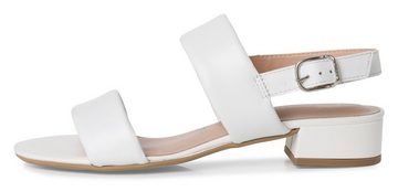 Tamaris Sandalette, Sommerschuh, Sandale, Blockabsatz, mit breiten Riemen, schmale Form