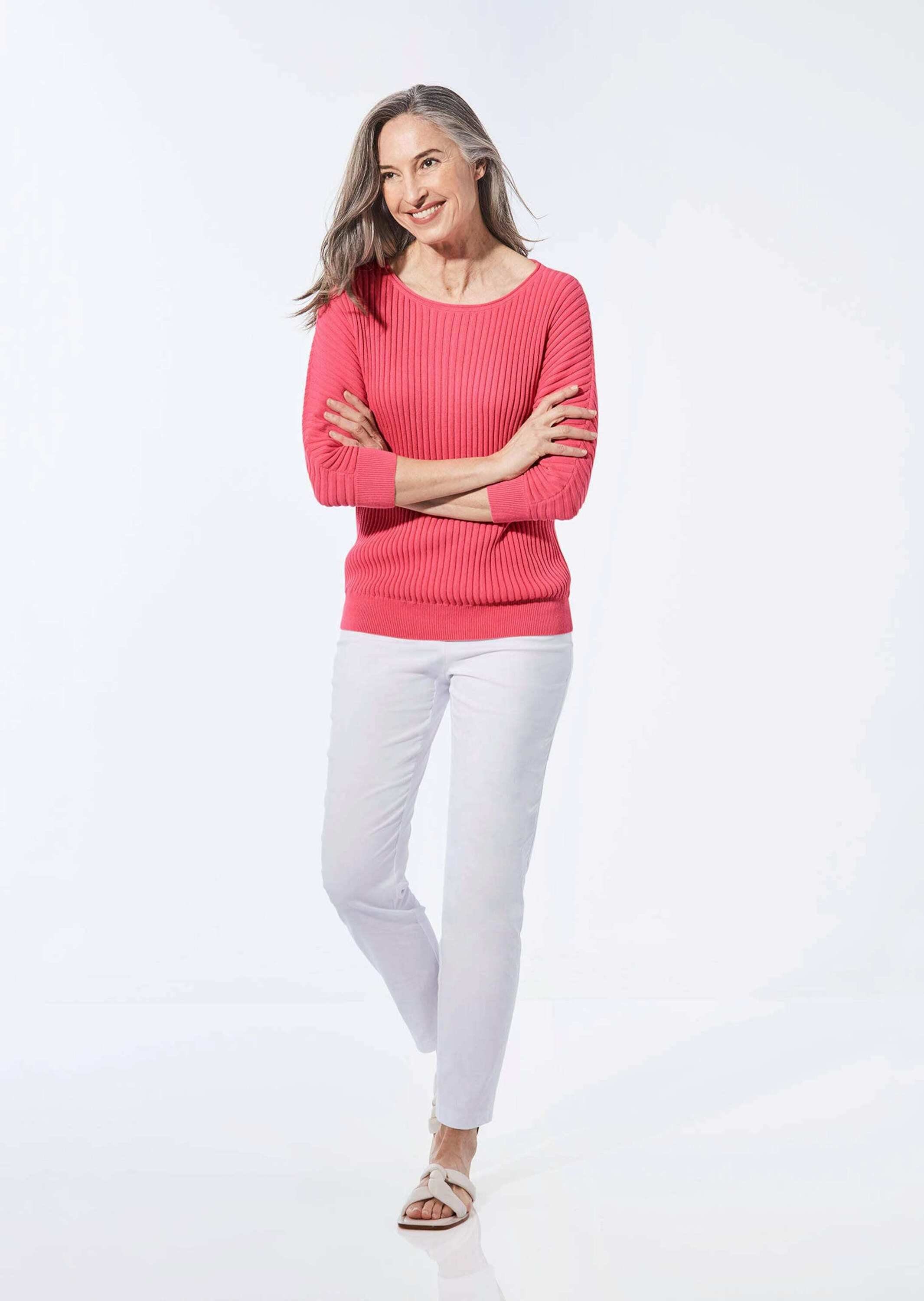 GOLDNER Strickpullover Pullover mit Fledermausärmeln günstig online kaufen