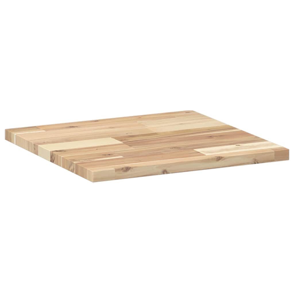 VidaXL Tischplatte 40x40x1,5 Cm – Massives Eichenholz, Hellbraun Lackiert, Vielseitig Für Tische, Regale & Mehr