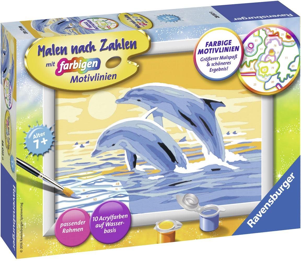 Ravensburger Malen nach Zahlen Freunde des Meeres, Made in Europe