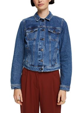 Esprit Jeansjacke Jeansjacke in schmaler Passform