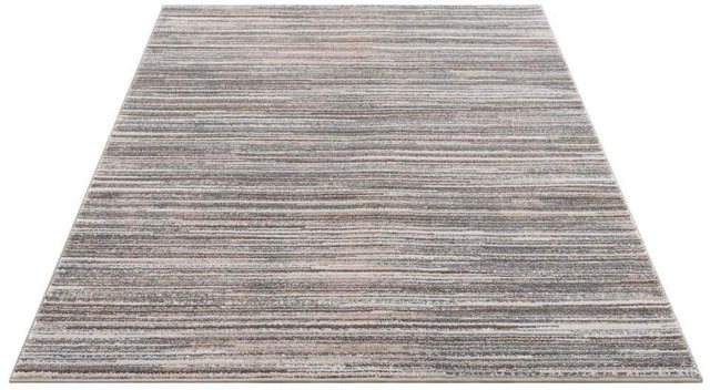 Teppich »Moda«, Carpet City, rechteckig, Höhe 11 mm, Kurzflor, Modern, Streifen-Muster, Wohnzimmer-Otto
