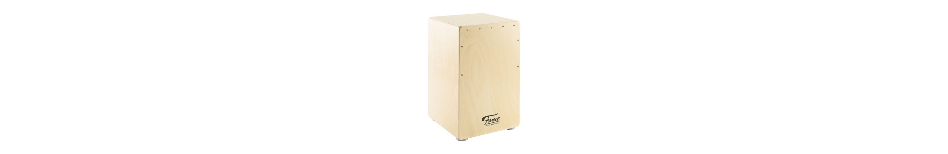 FAME Cajon, Cajon Standard Pro Natural, DrumBox, Birke, Made in