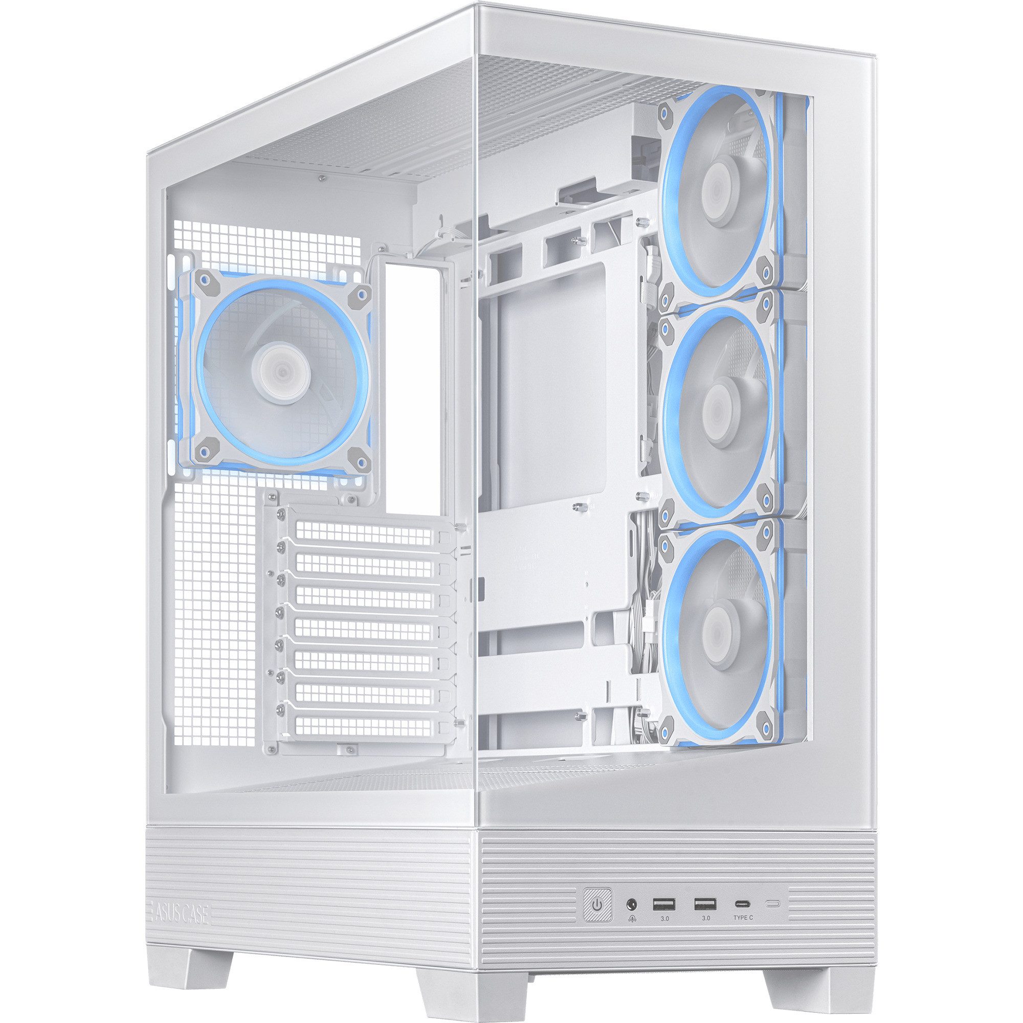 Asus PC-Gehäuse ASUS A31 PLUS TG ARGB, Tower-Gehäuse, (Tempered