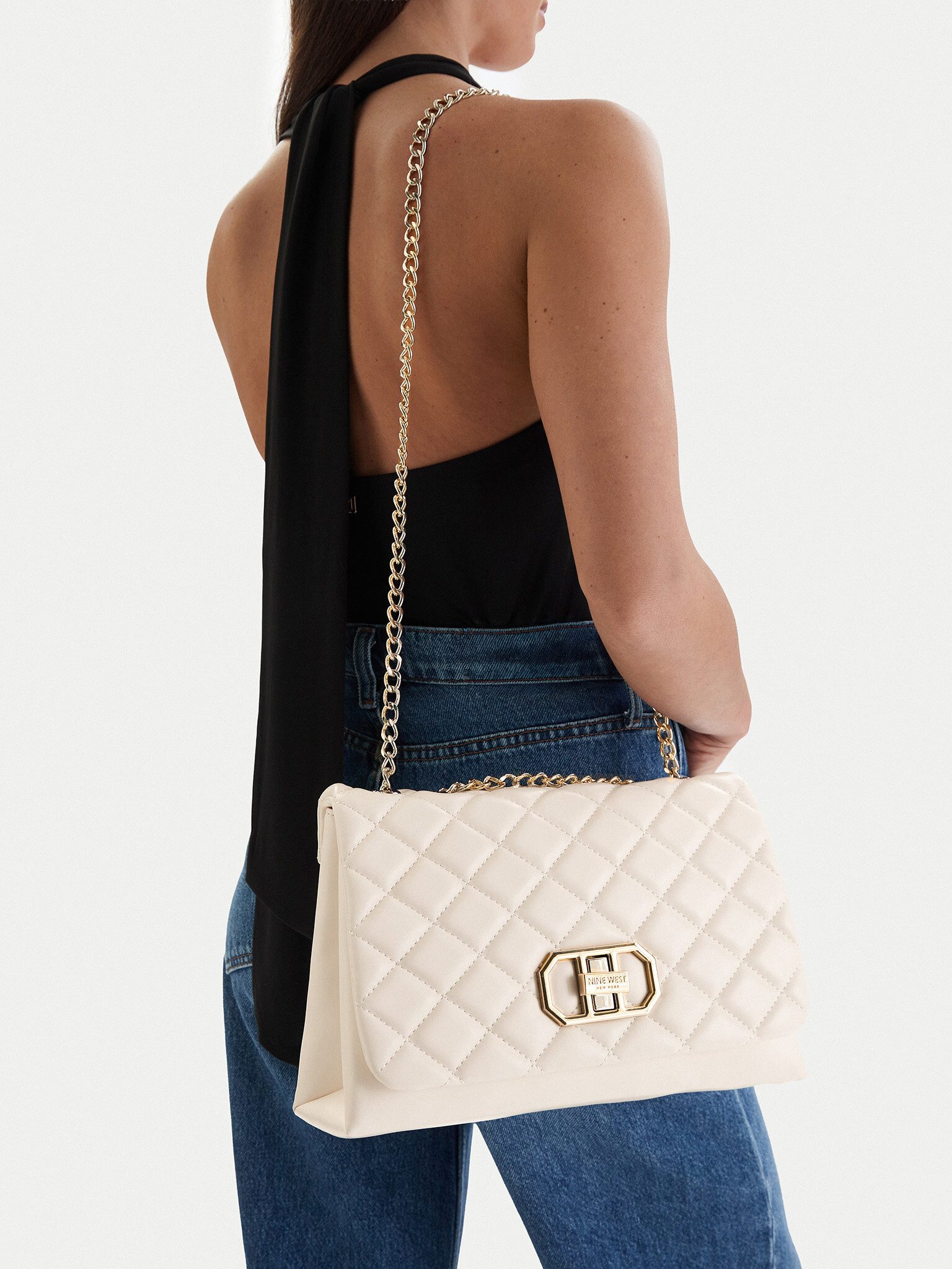 Nine West Handtasche Nine West Damenhandtasche Weiß NINE WEST-CEO-BLANCA-LDA8701 Ivory