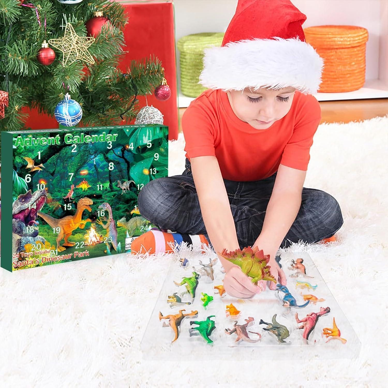 LuxusKollektion Spielzeug-Adventskalender Dinosaurier Adventskalender 2026 für Kinder Jungen Mädchen 24 Tage – Bild 5 von 5
