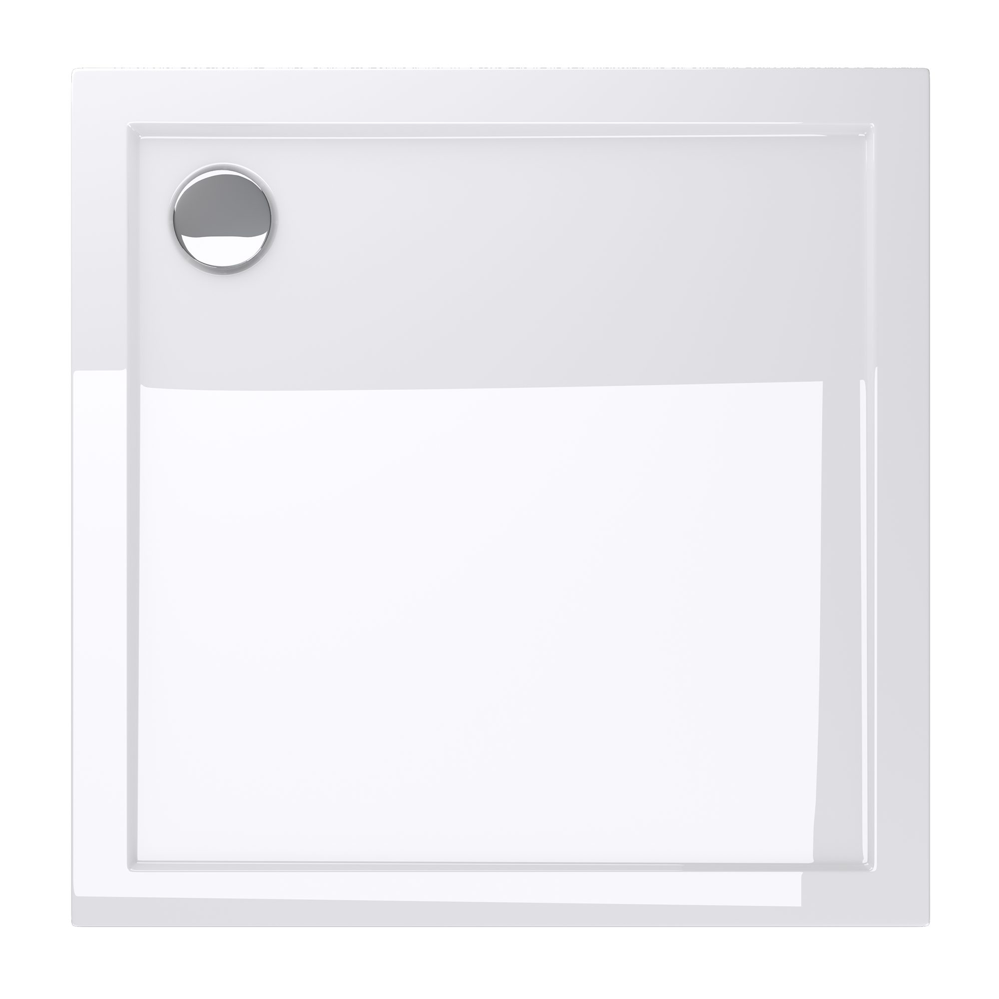 doporro Duschwanne Duschtasse flach aus Acryl DIN-Anschlüsse Faro1, Quadrat günstig online kaufen