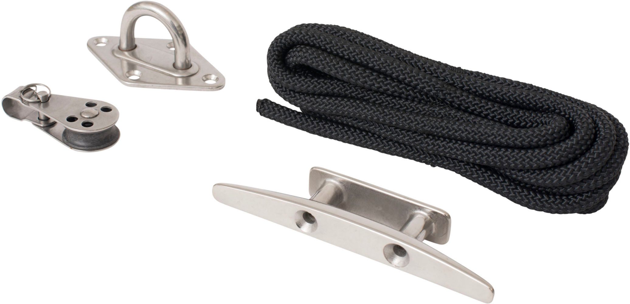 Windhager Seilspanngarnitur, Seilzug-Set für Sonnensegel