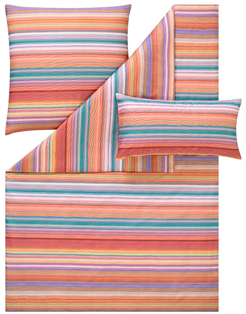 Estella Bettwäsche Ruth, Mako-Satin, 3 teilig, Mako-Satin, 100% Baumwolle