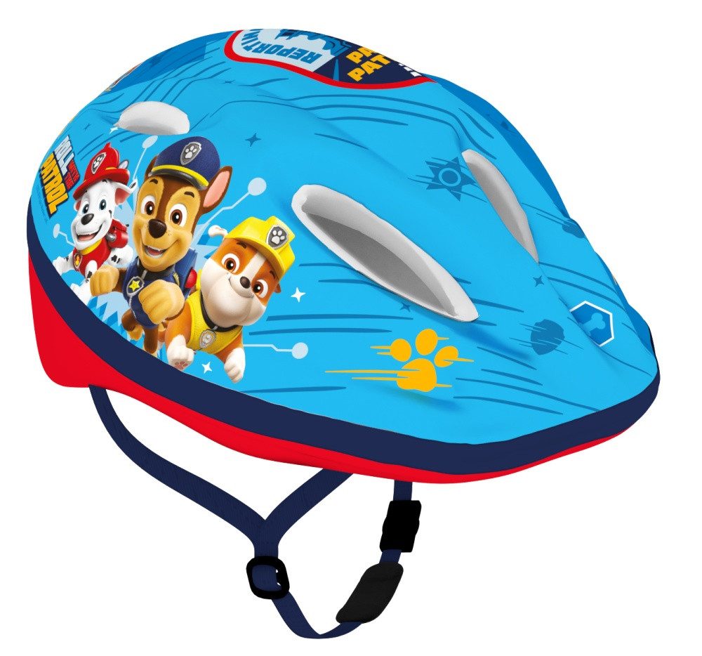 Seven Polska Kinderfahrradhelm "Paw Patrol Boys", hellblau, M= 52-56cm, ab ca. 6 Jahre