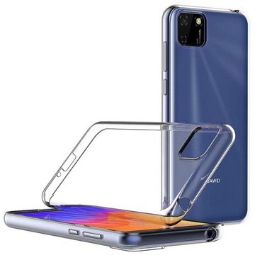 CoolGadget Handyhülle Transparent Ultra Slim Case für Huawei Y5p 5,45 Zoll, Silikon Hülle Dünne Schutzhülle für Huawei Y5p Hülle