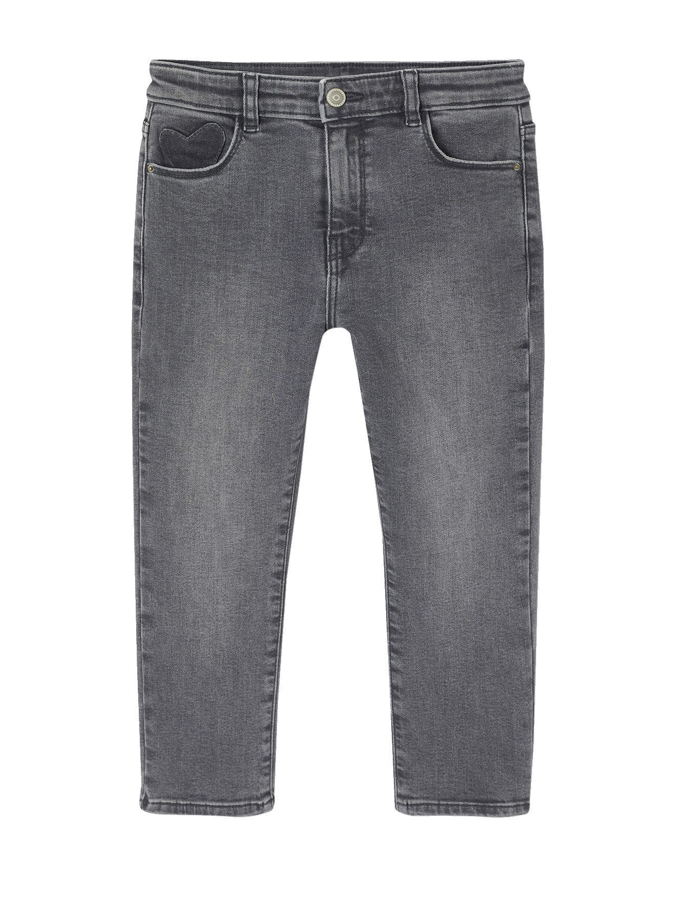 vertbaudet 7/8-Caprijeans Mädchen Slim-Jeans, Hüftweite COMFORT