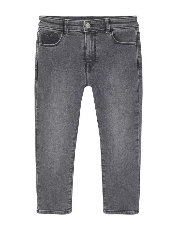 vertbaudet 7/8-Caprijeans Mädchen Slim-Jeans, Hüftweite COMFORT