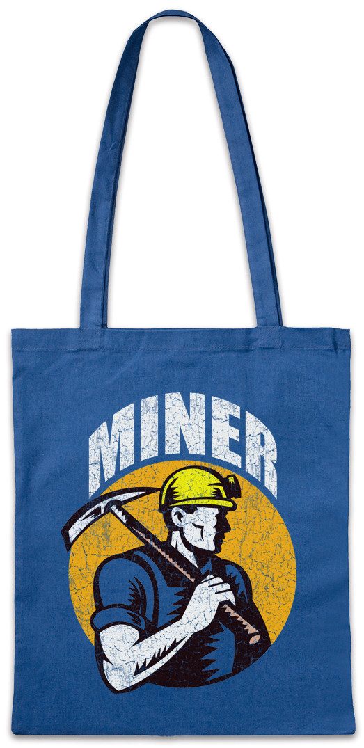 Beuteltasche Miner I Stofftasche Bergarbeiter Bergmann Kumpel Mine Grubenarbeiter