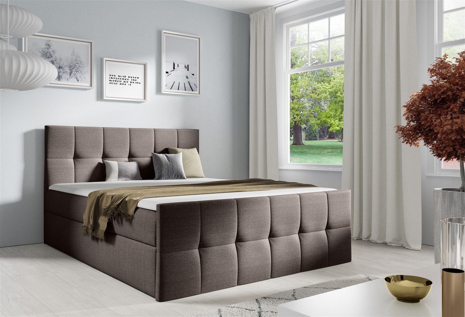 Fun Möbel Boxbett Schlafzimmerbett CARMEN LUX günstig online kaufen