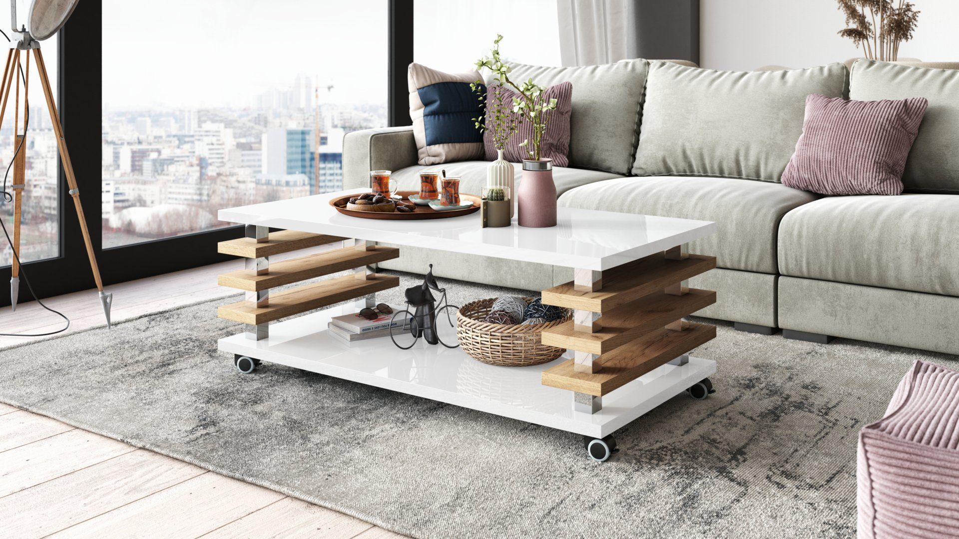 designimpex Couchtisch DC-3 Design Wohnzimmertisch Tisch günstig online kaufen