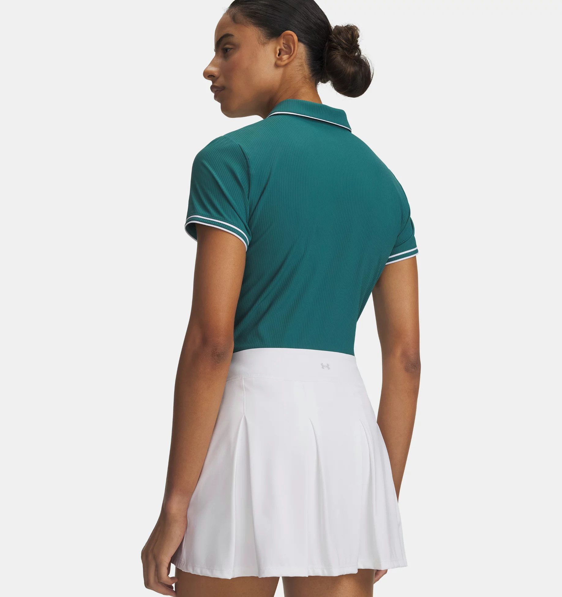 Under Armour® Poloshirt Under Armour Golf Polo Drive Chill Shortsleeve Dunkelgrün Damen