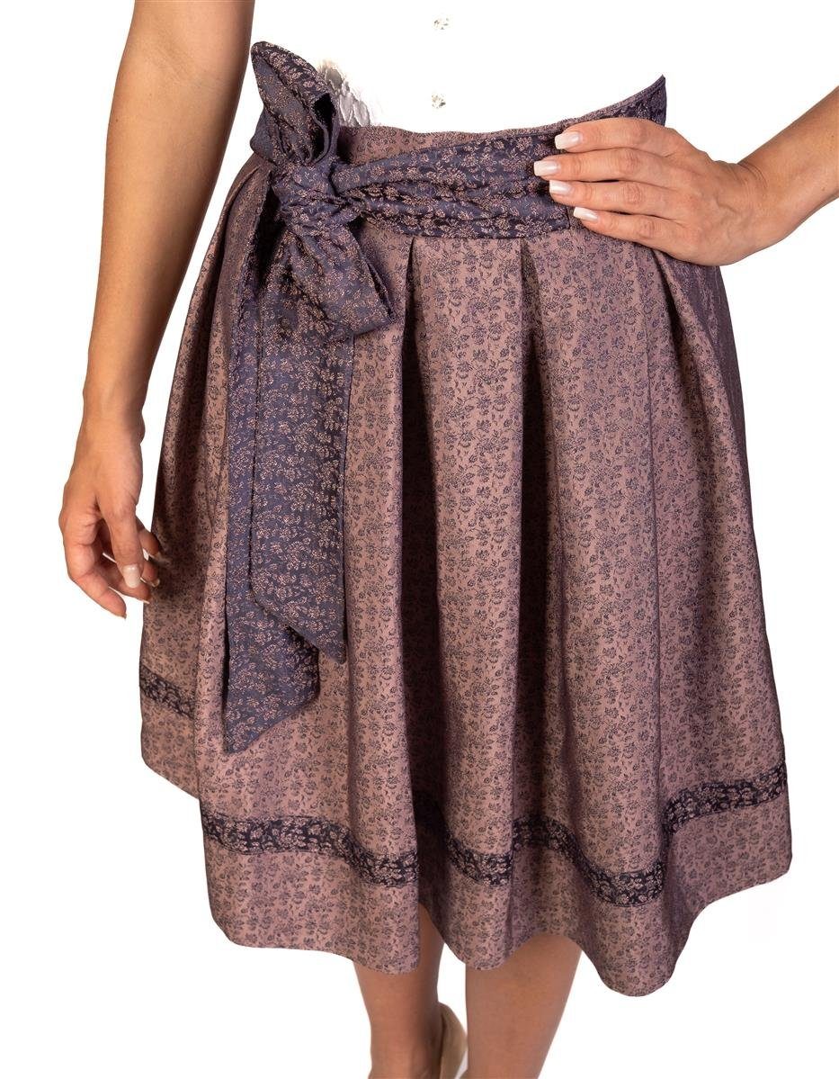 Dirndl Trachtl LENA DAMEN Rose FALTENROCK