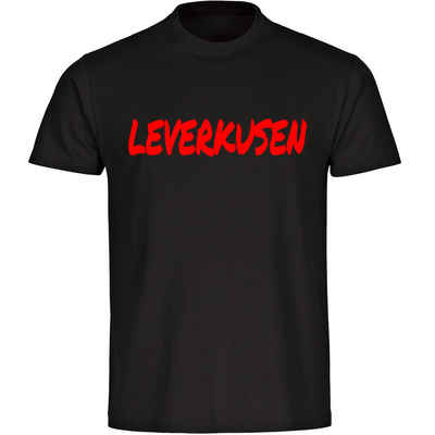 multifanshop T-Shirt Kinder Leverkusen - Textmarker - Boy Girl