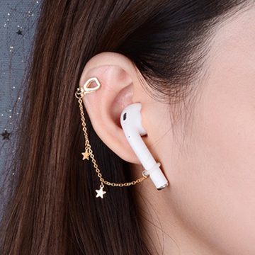 GelldG AirPods 2 Paar Ohrringe, Anti-Lost-Ohrring für AirPods Kopfhörerständer